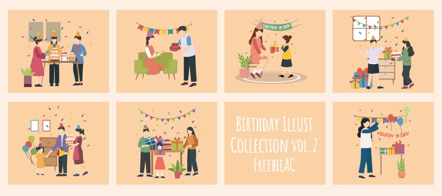 Birthday illustration collection vol.2