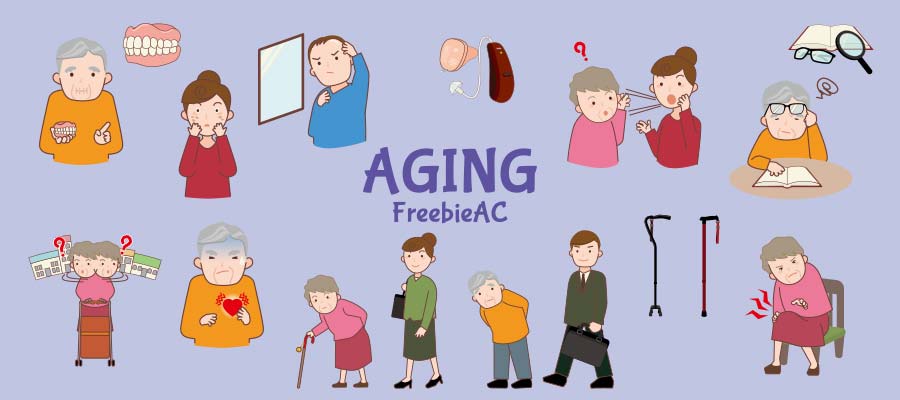 Illustration of aging