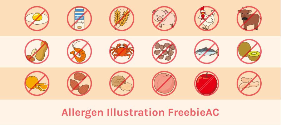 Allergy illustrations