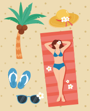 summer illustration collection