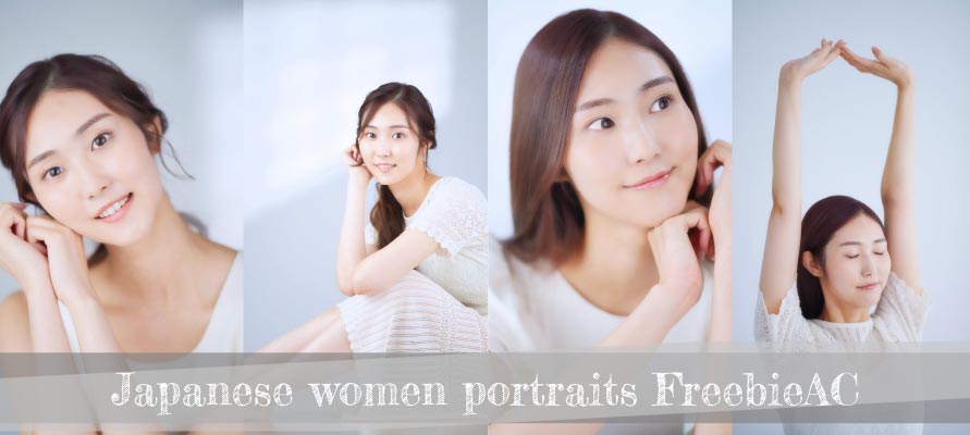 Chụp ảnh chân dung đơn giản của một phụ nữ Nhật Bản