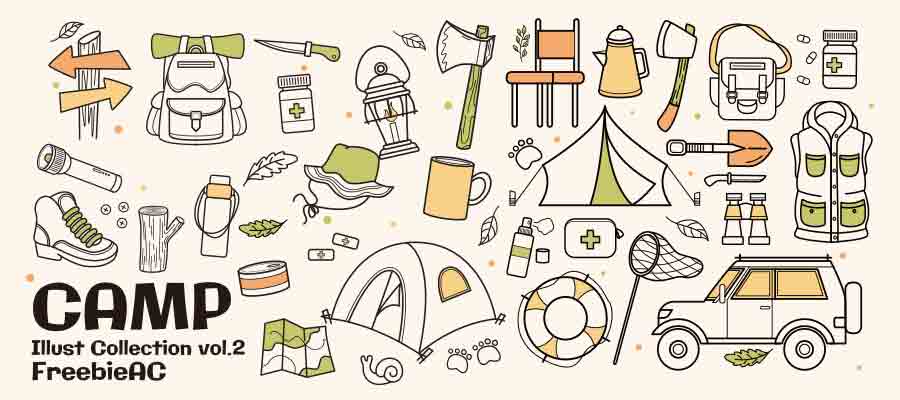 Camp illustration collection vol.2