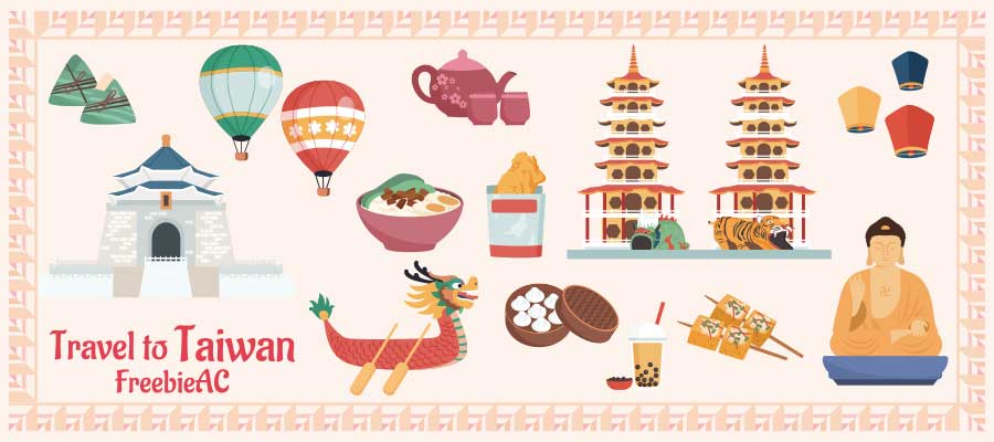 Bộ sưu tập minh họa du lịch Đài Loan